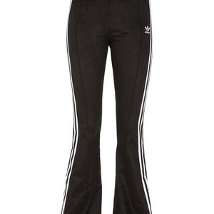 Flare Black Velvet Pants